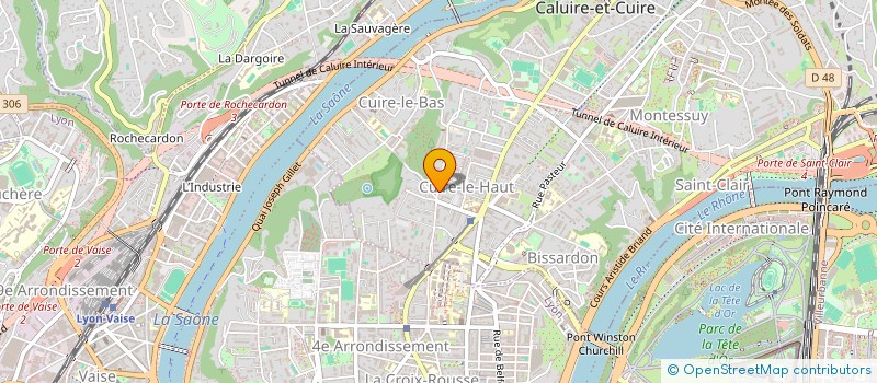 localisation de l'entreprise MADAME FREDERIQUE GRANOTIER  CALUIRE-ET-CUIRE