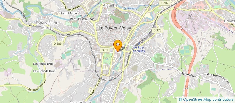 localisation de l'entreprise MADAME FREDERIQUE GRASSET  LE PUY-EN-VELAY