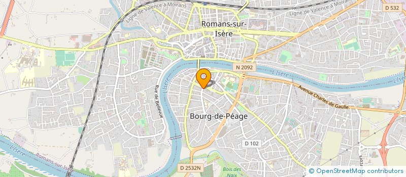 localisation de l'entreprise MADAME FREDERIQUE GRIMAND à BOURG-DE-PEAGE