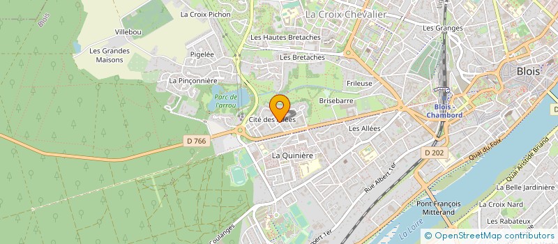 localisation de l'entreprise MADAME FREDERIQUE GROUSSET à BLOIS