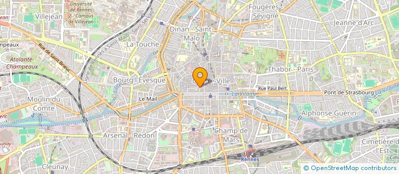 localisation de l'entreprise MADAME FREDERIQUE GUERIN à RENNES