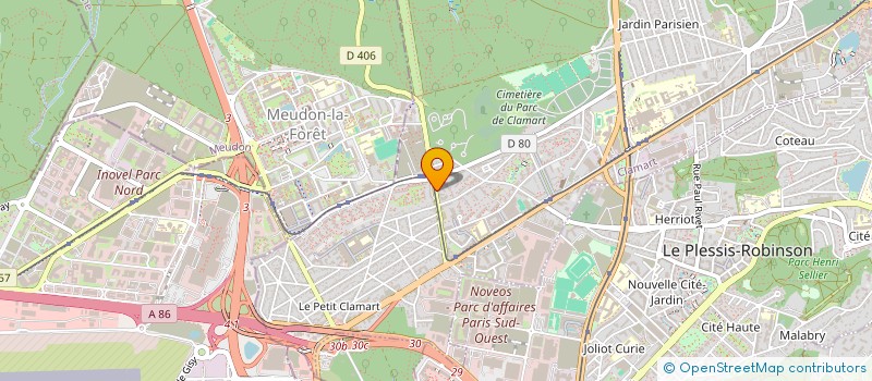 localisation de l'entreprise MADAME FREDERIQUE GUIMESE à CLAMART