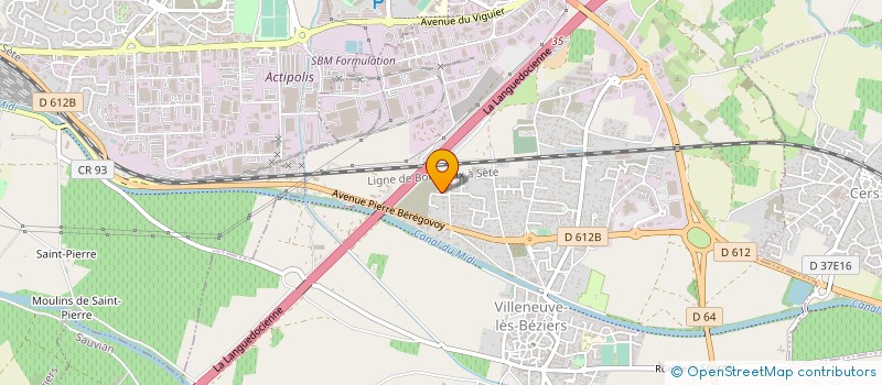 localisation de l'entreprise MADAME FREDERIQUE GUITARD à VILLENEUVE-LES-BEZIERS