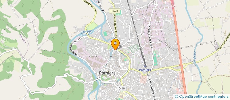 localisation de l'entreprise MADAME FREDERIQUE HAGE à PAMIERS