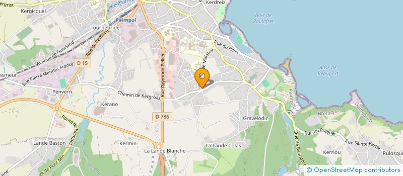 localisation de l'entreprise MADAME FREDERIQUE HAMEL  PAIMPOL