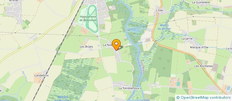 localisation de l'entreprise MADAME FREDERIQUE HAYERES  NORT-SUR-ERDRE