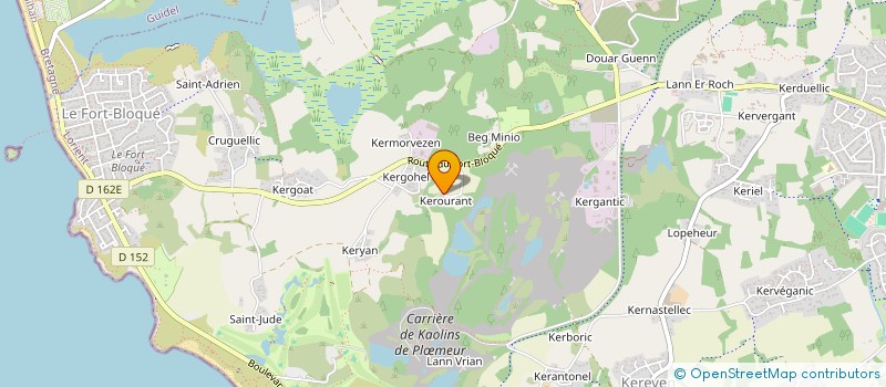 localisation de l'entreprise MADAME FREDERIQUE HELAINE  PLOEMEUR