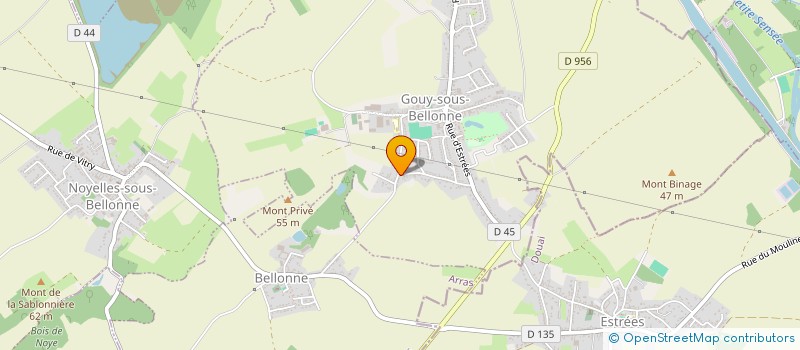 localisation de l'entreprise MADAME FREDERIQUE HERVE à GOUY-SOUS-BELLONNE