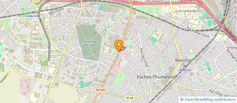 localisation de l'entreprise MADAME FREDERIQUE HOANG à LILLE