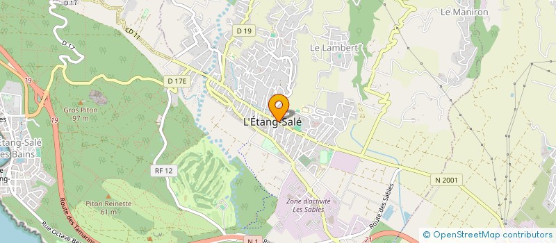 localisation de l'entreprise MADAME FREDERIQUE HOARAU  L'ETANG-SALE