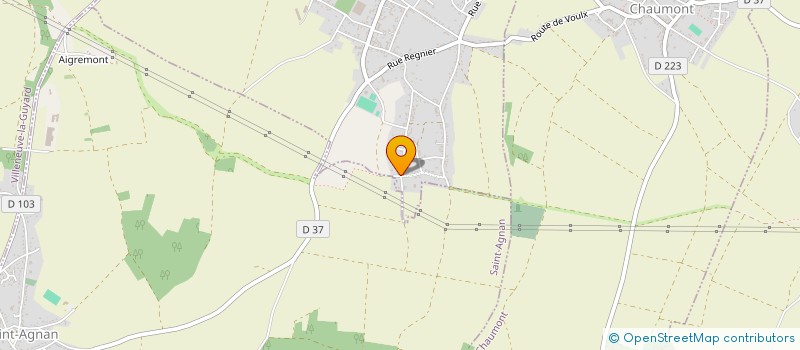 localisation de l'entreprise MADAME FREDERIQUE HODY  VILLEBLEVIN