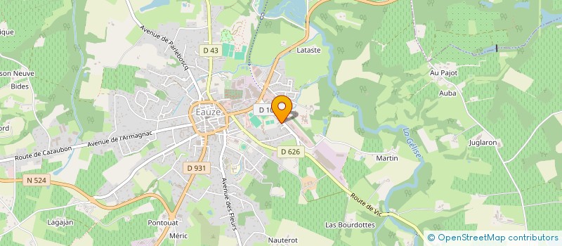 localisation de l'entreprise MADAME FREDERIQUE HOOTEN  EAUZE