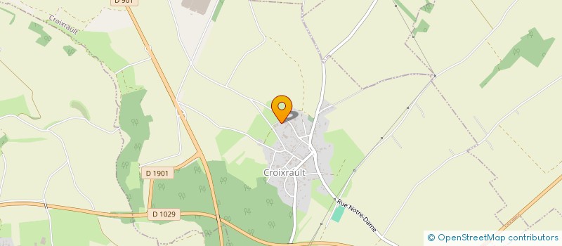 localisation de l'entreprise MADAME FREDERIQUE HOREN  CROIXRAULT
