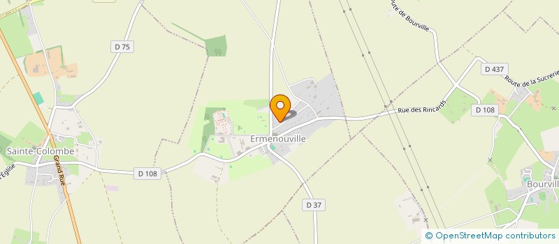 localisation de l'entreprise MADAME FREDERIQUE HOUBE  ERMENOUVILLE