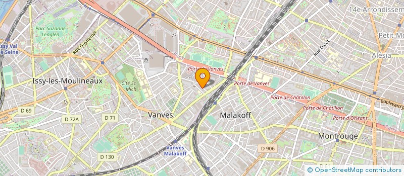 localisation de l'entreprise MADAME FREDERIQUE HOUSSAY  VANVES