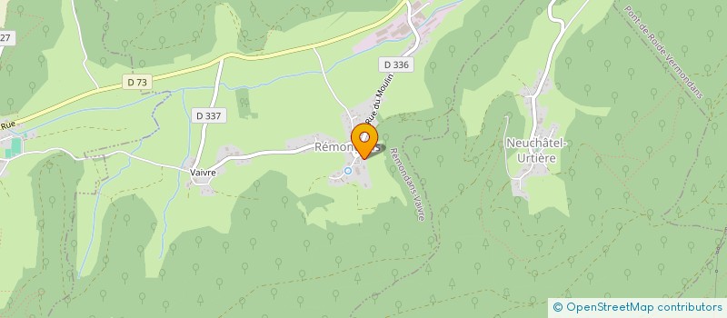 localisation de l'entreprise MADAME FREDERIQUE HUBELI  REMONDANS-VAIVRE