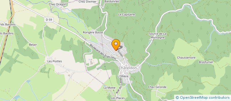 localisation de l'entreprise MADAME FREDERIQUE ITIER à LIMONS