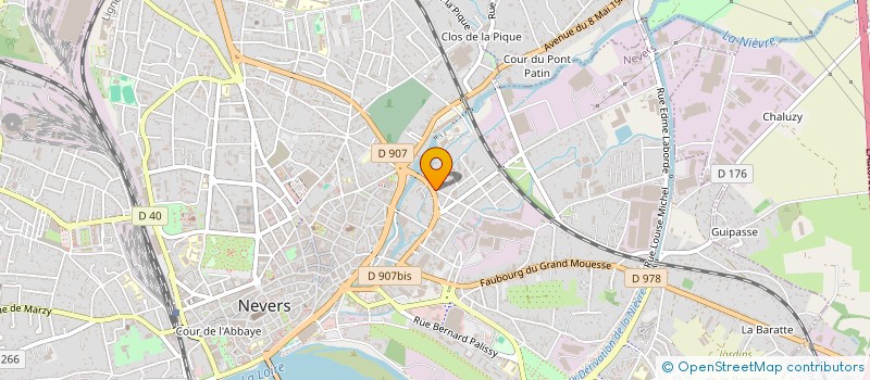 localisation de l'entreprise MADAME FREDERIQUE JACQUEMIN à NEVERS