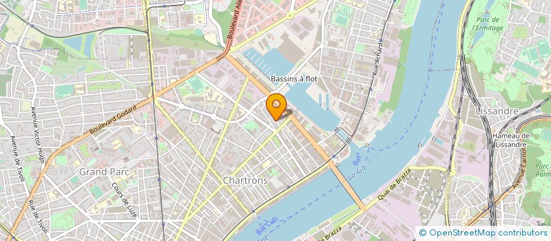 localisation de l'entreprise MADAME FREDERIQUE JAFFRON  BORDEAUX