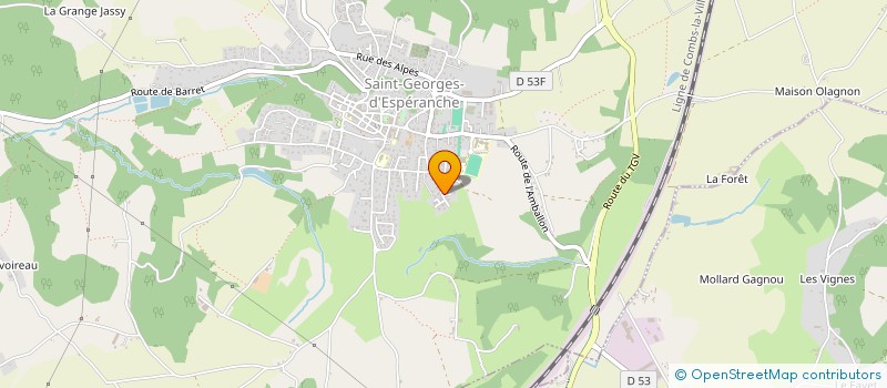 localisation de l'entreprise MADAME FREDERIQUE JALAMION  SAINT-GEORGES-D'ESPERANCHE