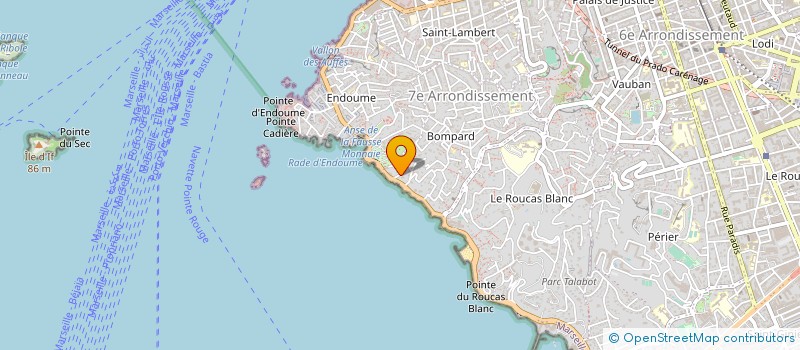 localisation de l'entreprise MADAME FREDERIQUE JALLIER à MARSEILLE