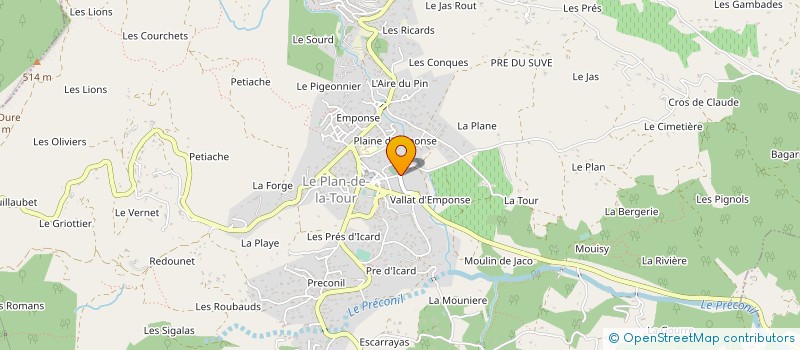 localisation de l'entreprise MADAME FREDERIQUE JARRIN à SAINTE-MAXIME