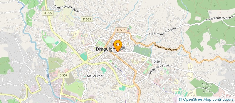 localisation de l'entreprise MADAME FREDERIQUE JEAN  DRAGUIGNAN