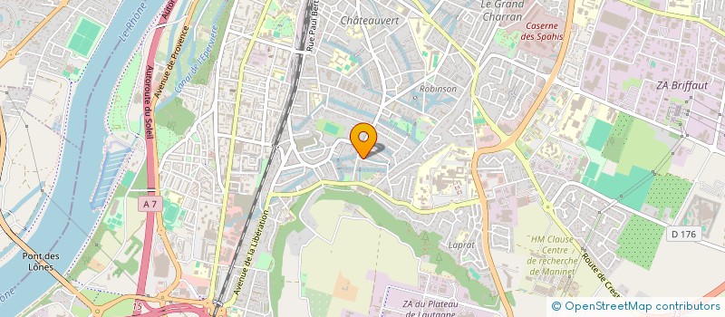 localisation de l'entreprise MADAME FREDERIQUE JOSEPH  VALENCE