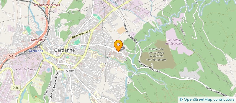 localisation de l'entreprise MADAME FREDERIQUE JUFFIN à GARDANNE