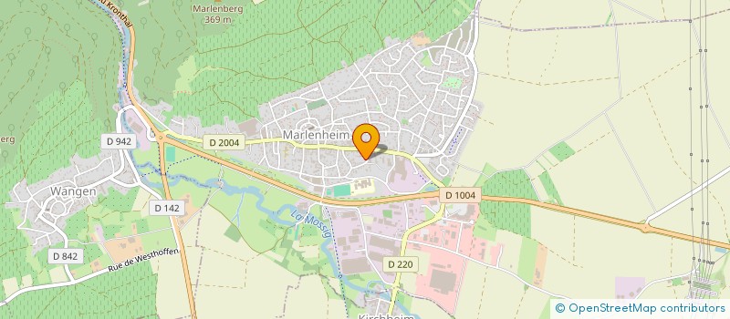 localisation de l'entreprise MADAME FREDERIQUE KELHETTER  MARLENHEIM