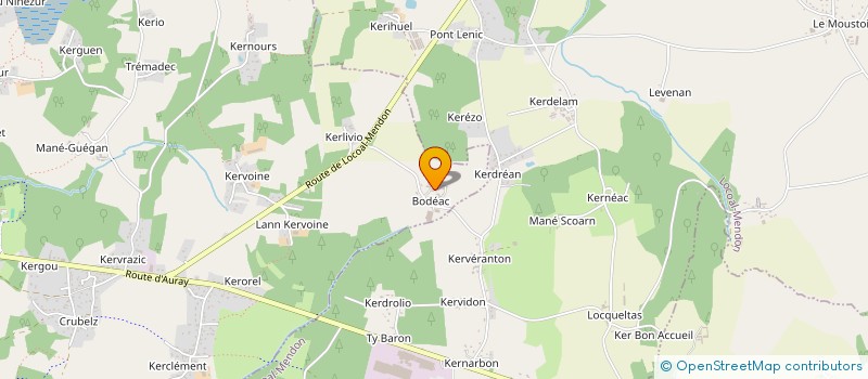 localisation de l'entreprise MADAME FREDERIQUE KERBRAT  BELZ