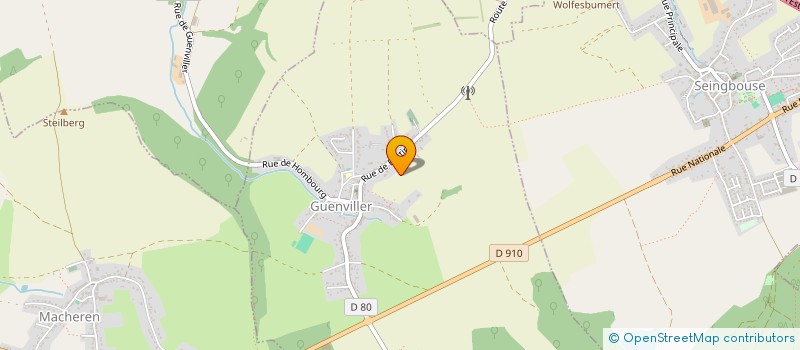 localisation de l'entreprise MADAME FREDERIQUE KIEFFER  GUENVILLER