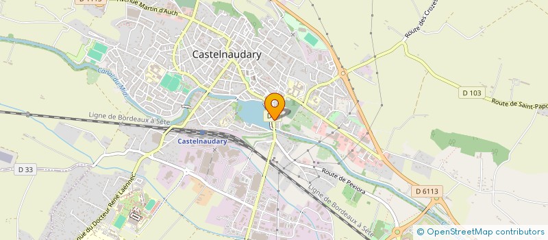 localisation de l'entreprise MADAME FREDERIQUE L HOMME  CASTELNAUDARY