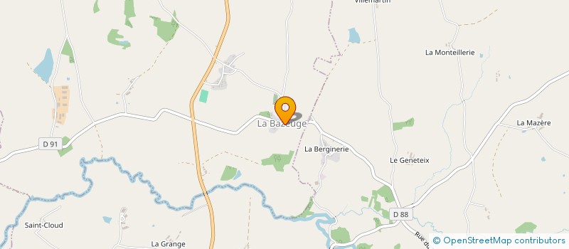localisation de l'entreprise MADAME FREDERIQUE LABBAT à LA BAZEUGE