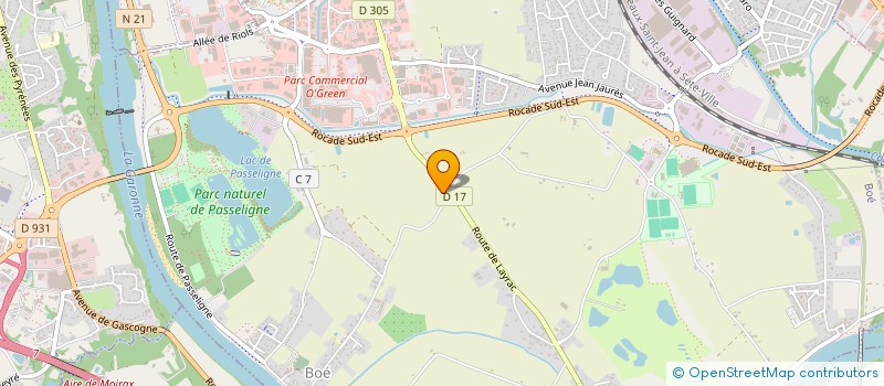 localisation de l'entreprise MADAME FREDERIQUE LABOURET  BOE