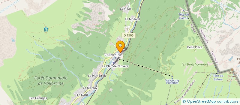 localisation de l'entreprise MADAME FREDERIQUE LAGARDE  VALLORCINE