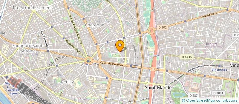 localisation de l'entreprise MADAME FREDERIQUE LAJOIX  PARIS