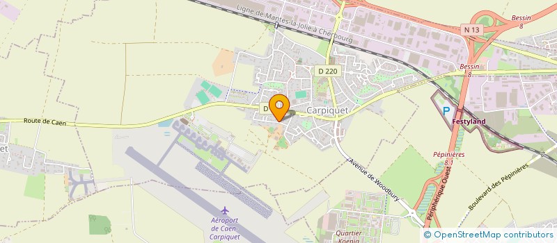 localisation de l'entreprise MADAME FREDERIQUE LAMBLET  CARPIQUET