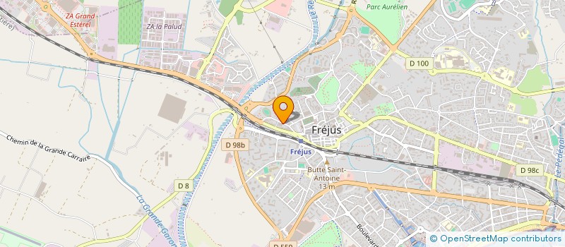 localisation de l'entreprise MADAME FREDERIQUE LANDRE à FREJUS