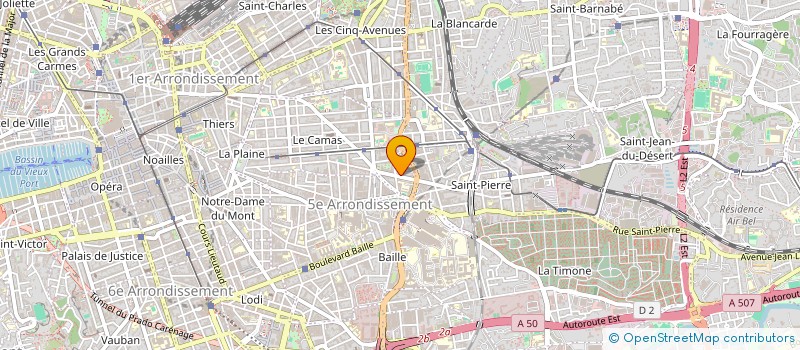 localisation de l'entreprise MADAME FREDERIQUE LASALLE à MARSEILLE