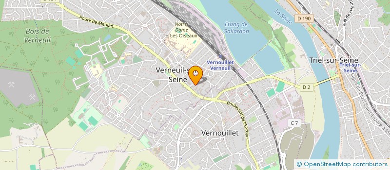 localisation de l'entreprise MADAME FREDERIQUE LAUTARD  VERNEUIL-SUR-SEINE