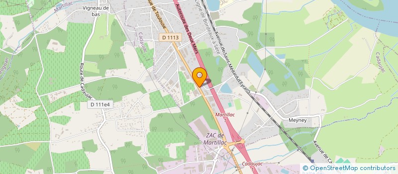 localisation de l'entreprise MADAME FREDERIQUE LAVAL  CADAUJAC