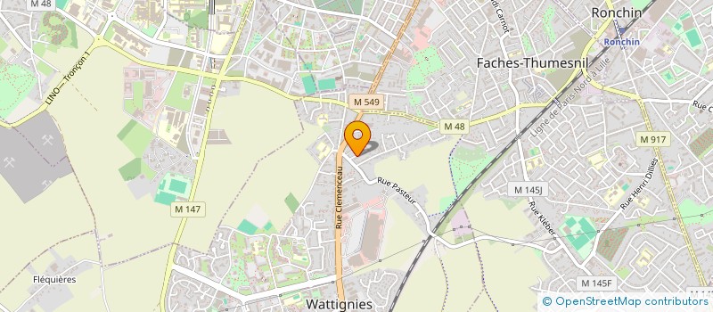 localisation de l'entreprise MADAME FREDERIQUE LE BER  WATTIGNIES