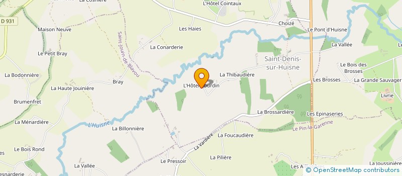 localisation de l'entreprise MADAME FREDERIQUE LE COURTOIS à SAINT-DENIS-SUR-HUISNE