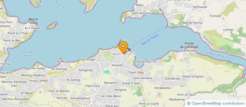 localisation de l'entreprise MADAME FREDERIQUE LE DEUN  LANDEDA