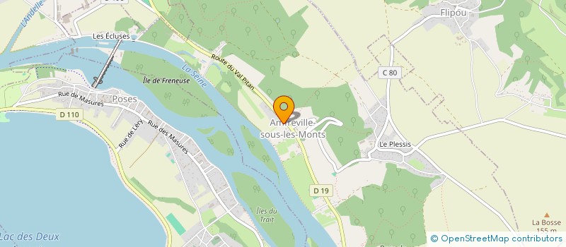 localisation de l'entreprise MADAME FREDERIQUE LE ROY à FLEURY-SUR-ANDELLE