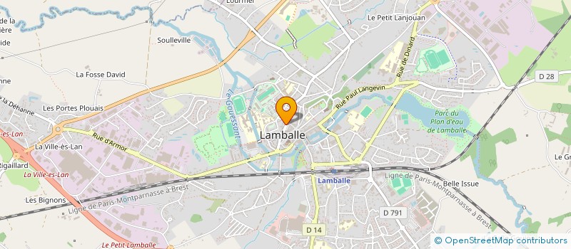 localisation de l'entreprise MADAME FREDERIQUE LE VOYER à LAMBALLE-ARMOR