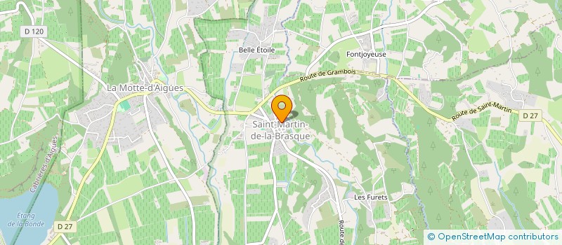 localisation de l'entreprise MADAME FREDERIQUE LEFEBVRE  SAINT-MARTIN-DE-LA-BRASQUE