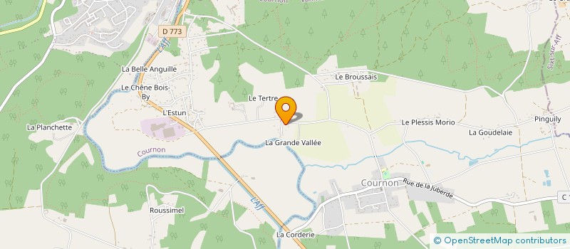 localisation de l'entreprise MADAME FREDERIQUE LEGUY  COURNON