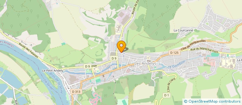 localisation de l'entreprise MADAME FREDERIQUE LEITNER  LES ANDELYS